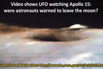 Video zobrazuje UFO, jak pozoruje Apollo 15. Bylo to varování?