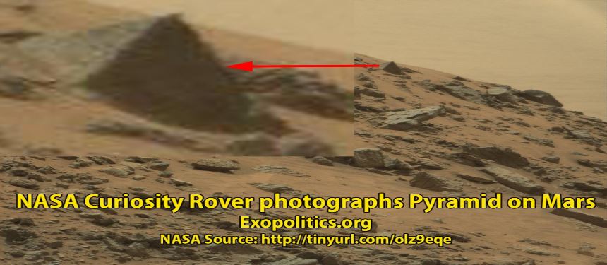 Vozítko NASA, Curiosity, vyfotilo na Marsu pyramidu