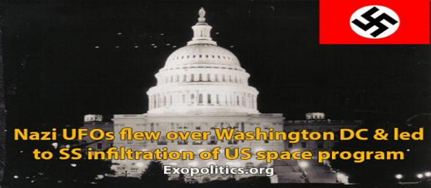 Přelet nacistických UFO nad Washingtonem, D.C., – a SS infiltrace vesmírného programu USA