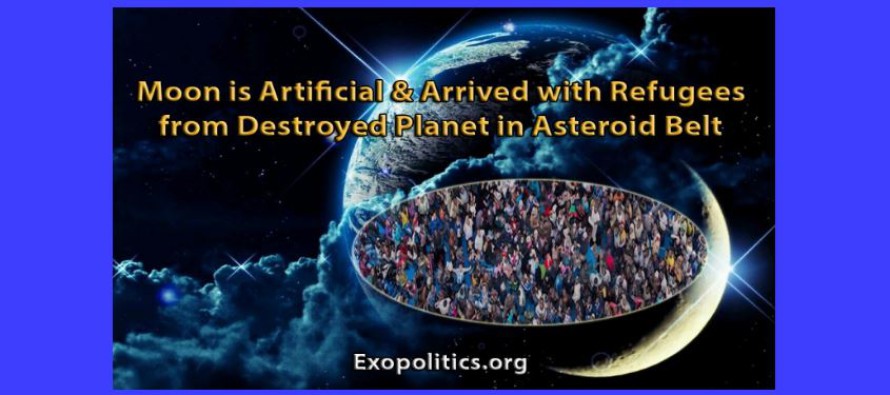 Měsíc je umělého původu a přišel s uprchlíky ze zničené planety z pásu asteroidů
