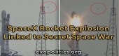 Exploze rakety SpaceX spojena s tajnou vesmírnou válkou