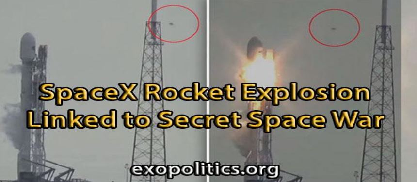 Exploze rakety SpaceX spojena s tajnou vesmírnou válkou