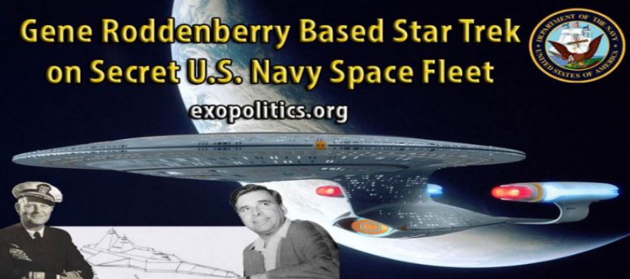 Star Trek Gene Roddenberryho založený na skutečné tajné vesmírné flotile námořnictva USA