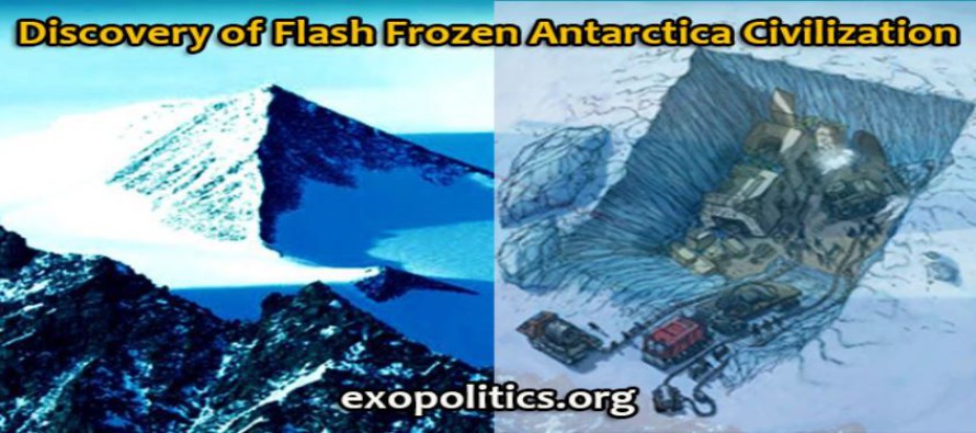 Objev bleskově zamrzlé civilizace na Antarktidě