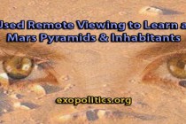 CIA používala dálkové nazírání, aby se dozvěděla o pyramidách na Marsu a jeho obyvatelích