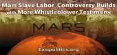 S dalším svědectvím informátorů narůstají ostré diskuse o práci otroků na Marsu – děti darované mimozemšťanům jako otroci