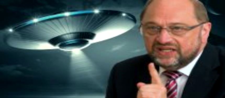 Martin Schulz za SPD Německo chtěl v případě zvolení za kancléře otevřít akta UFO SRN